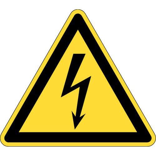 Warnschild Warnung vor elektrischer Spannung - Schild