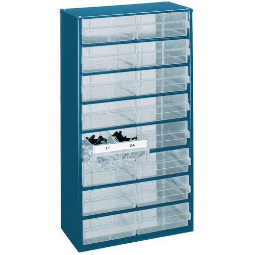 Raaco-Schrank 56 cm – Schubladenhöhe: 6,4 cm