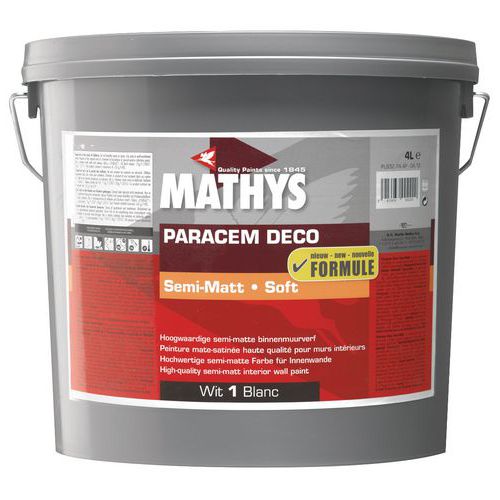 Hochwertiger Acryllack, halbmattes Weiß, 4 und 10 L - Rust-Oleum