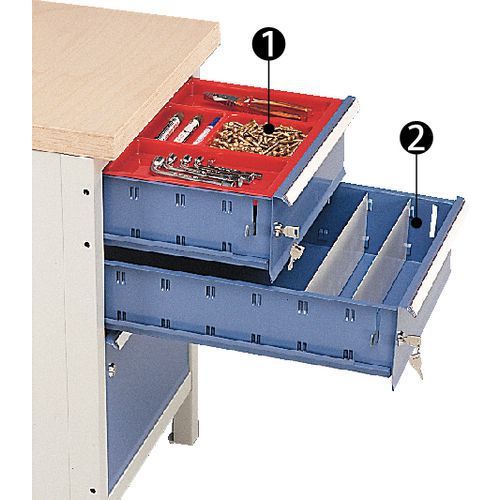 Aufräumlösung für Schublade Modul - 1 Unterteiler