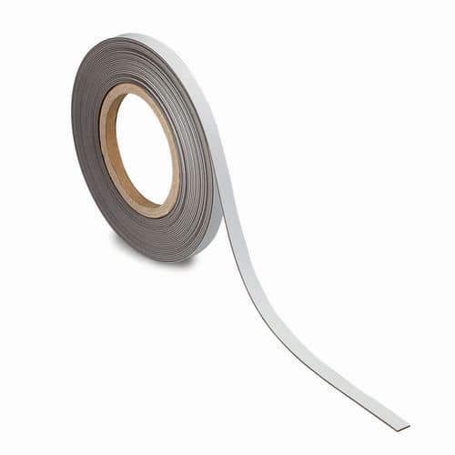 Beschreibbares und magnetisches Markierungsband, 10 m x 10 mm x 1 mm - Maul