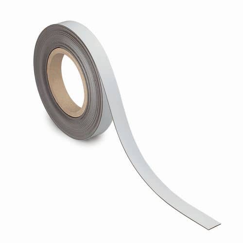 Beschreibbares und magnetisches Markierungsband, 10 m x 20 mm x 1 mm - Maul