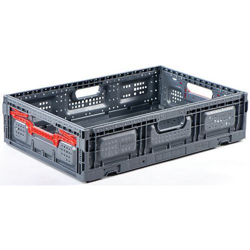 Faltbarer Container, perforiert - Länge 600 mm - 31 L bis 55 L