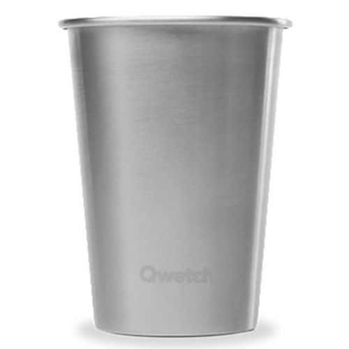 Einwandiger Becher, Edelstahl - 300 ml - Qwetch