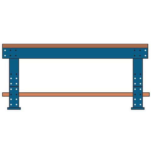 Werkbank 201 mit Mehrschichtplatte und einstellbaren Füße