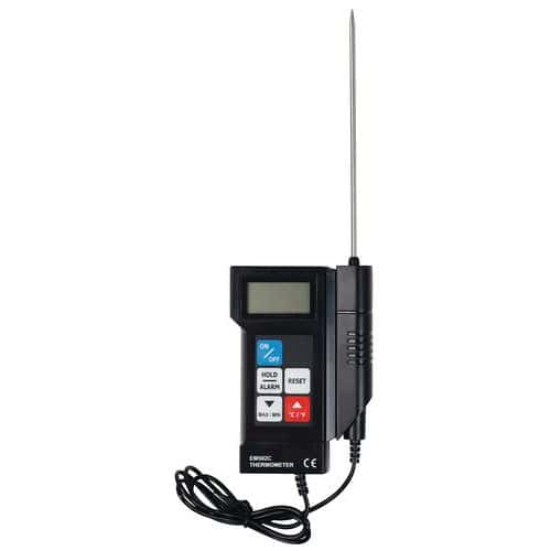 Lebensmittelthermometer, Taschenformat, mit Sonde - Manutan Expert