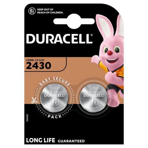 Lithium-Knopfzelle 2430 - 2 Stück - Duracell