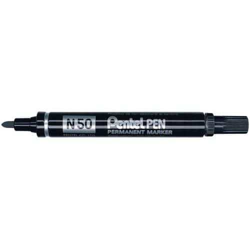 Permanent-Marker N50 - Rundspitze - Mit Deckel - Pentel