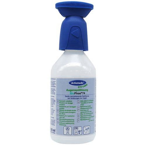 Flasche mit ophthalmischer Lösung, pH-neutral, 250 ml