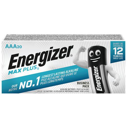 Alkali-Batterie Max Plus AAA/LR3 - 20 Stück - Energizer