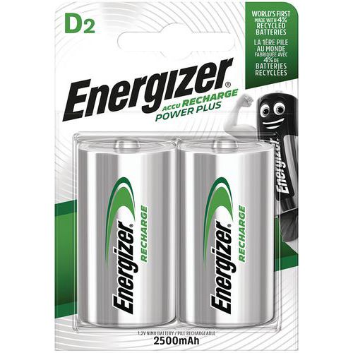 Wiederaufladbare Alkali-Batterie - D/LR20 - 2 Stück - Energizer