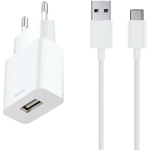 USB-Ladegerät + Schnellladekabel 1 m Typ C - Moxie