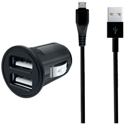 USB-Ladegerät Zigarettenanzünder + Micro-USB-Kabel - Moxie