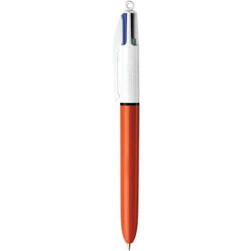 Vierfarb-Druckkugelschreiber - Spitze 0,8 mm - 12-er Pack - Bic