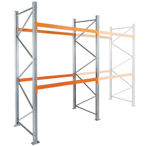 Palettenregal Easy-Rack - verzinkt - Manorga