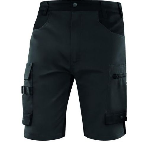 Stretch-Arbeitsshorts M5BE3, grau/schwarz - Delta Plus