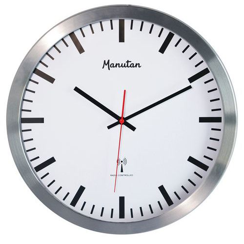 Funkgesteuerte Wanduhr - Manutan Expert