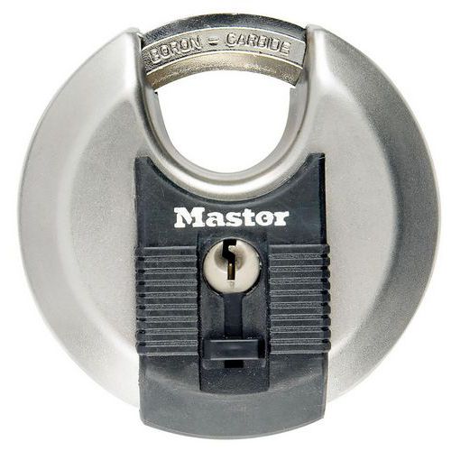 Rundes Schloss mit Schlüssel, Edelstahl, Excell M50EURDCC - Master Lock