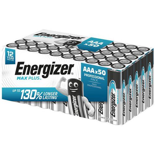 Alkali-Batterie Max Plus AAA, 50 Einheiten - Energizer