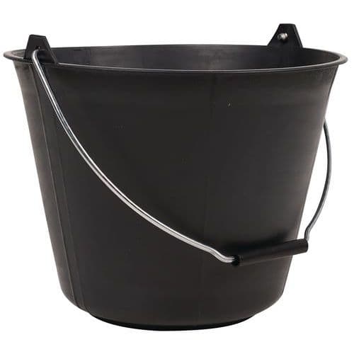 Plastikeimer schwarz 11 L - Manutan Expert