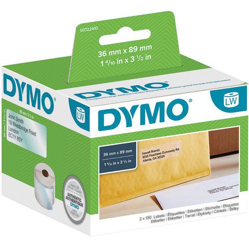 Etiketten für Etikettendrucker Dymo LabelWriter