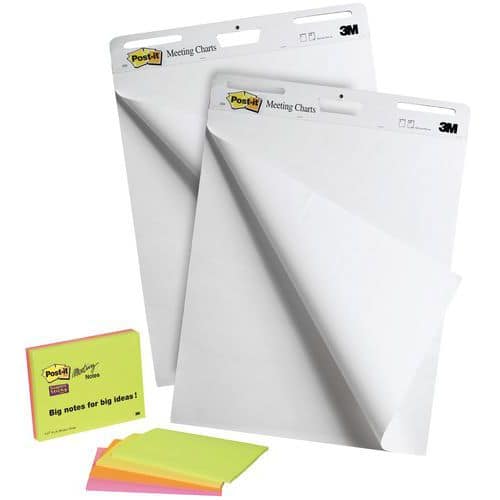 2 Notizblöcke und + 4 Haftnotizblöcke Post-it®