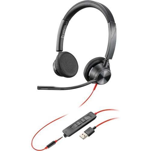 Headset USB-A-Anschluss 2 Kopfhörer BW3325