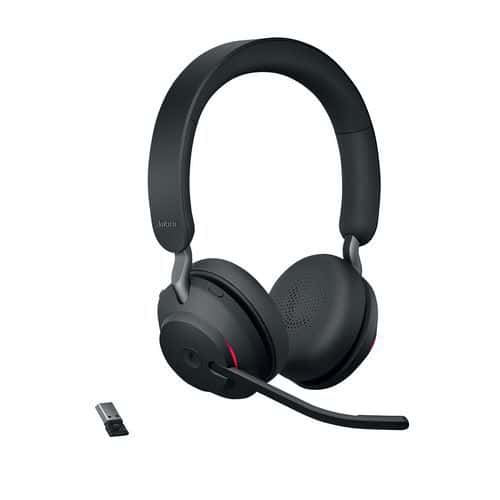 Headset mit Kabel Evolve2 65 UC Duo USB-A Link 380a - Jabra