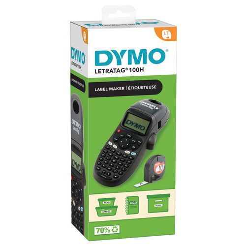 Etikettendrucker Dymo® LetraTag™ 100H, ABC-Tasten, schwarz - Dymo