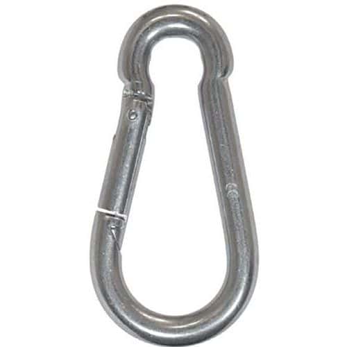 Karabiner in Birnenform, Edelstahl - Godet