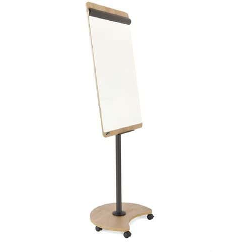 Mobiles Flipchart NAT0616 Holz und Metall - Rocada