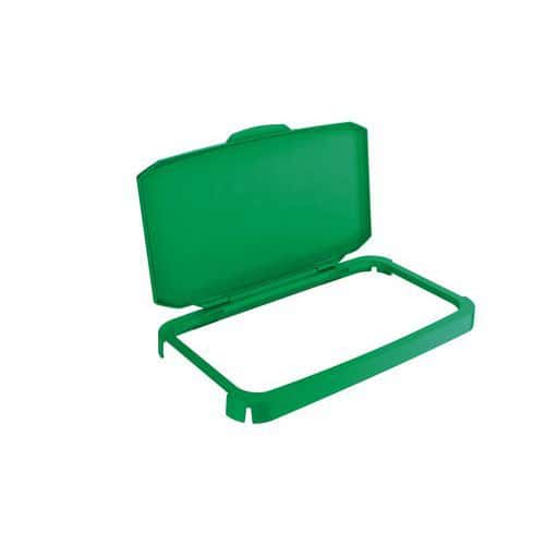 Grüner Deckel mit Scharnier Durabin® 60 L - Durable