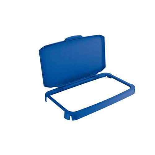 Blauer Deckel mit Scharnier Durabin® 60 L - Durable