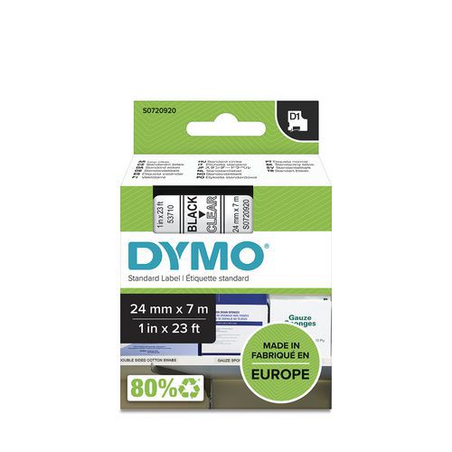 Bandkassette D1 Breite 24 mm - Dymo