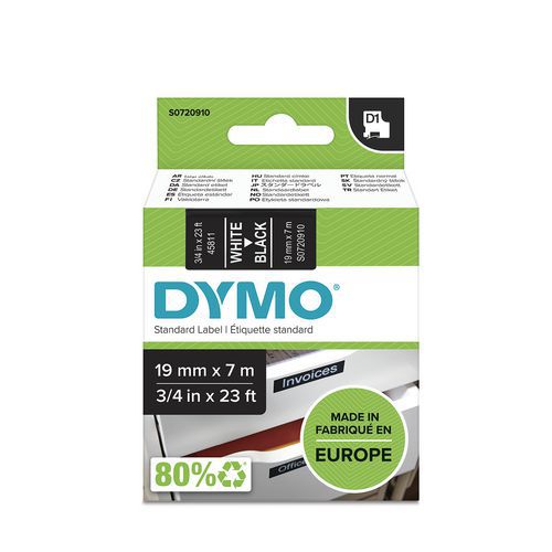 Bandkassette D1 Breite 19 mm - Dymo