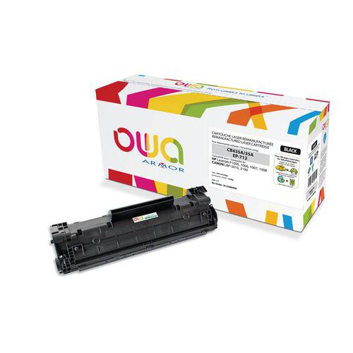 Toner mit Standard-Kapazität, kompatibel mit HP 35A Schwarz - OWA