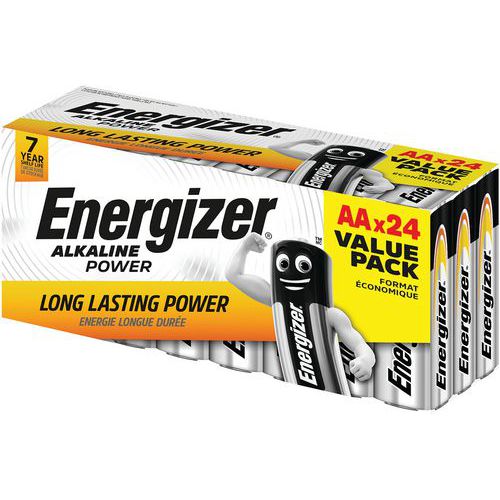 Batterie Alkaline Power AA Value Box - 24 Stück - Energizer