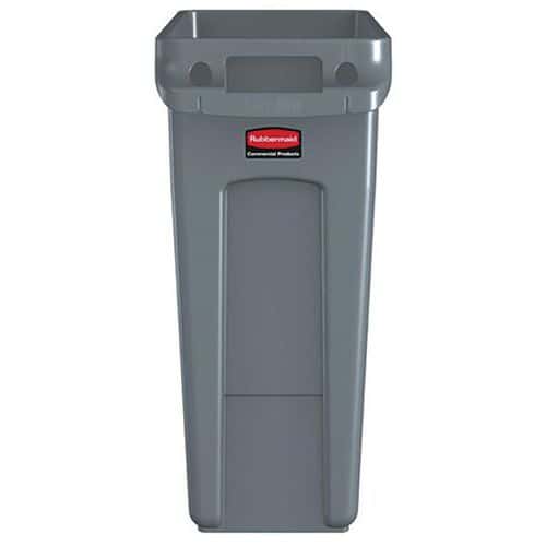 Sammelbehälter Slim Jim® mit Entlüftung, grau, 60 L - Rubbermaid