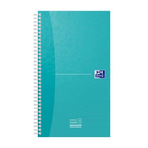 Task Manager mit To-Do-Listen, 230 Seiten - 141 x 246 - Aqua - Oxford