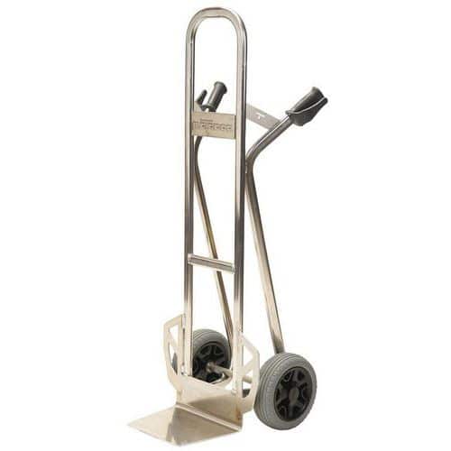 Sackkarre aus Aluminium - pannensichere Reifen - Tragkraft 350 kg