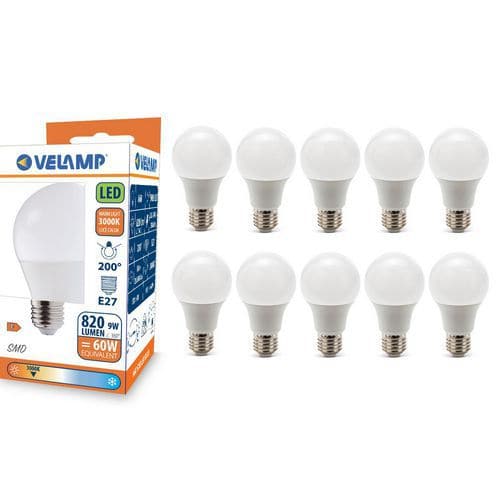 LED-Leuchtmittel, Standard A60 E27 - Velamp