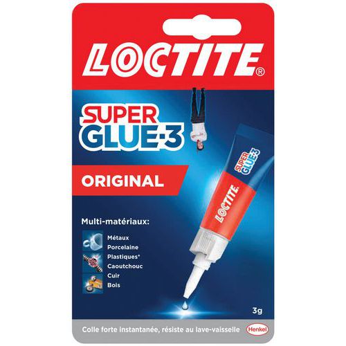 Cyanacrylat-Klebstoff Super Glue 3 - flüssig - 3 g - Loctite