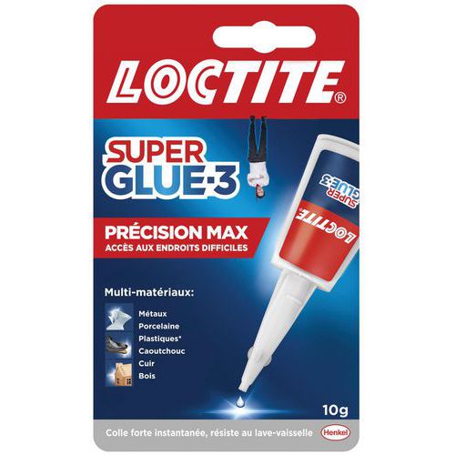 Cyanacrylat-Klebstoff Super Glue 3 - Höchste Präzision - 10 g - Loctite