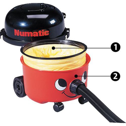 Staubsauger Numatic Henry Und Hetty - 9 L - Manutan.de